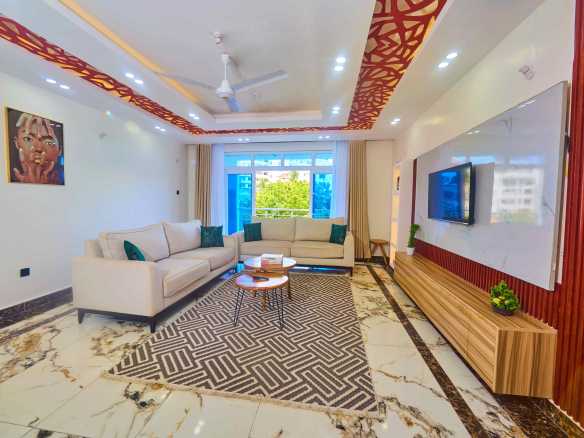 2 Bedroom BnB Apartment in Diani with Pool Seaview AC 12K/Night