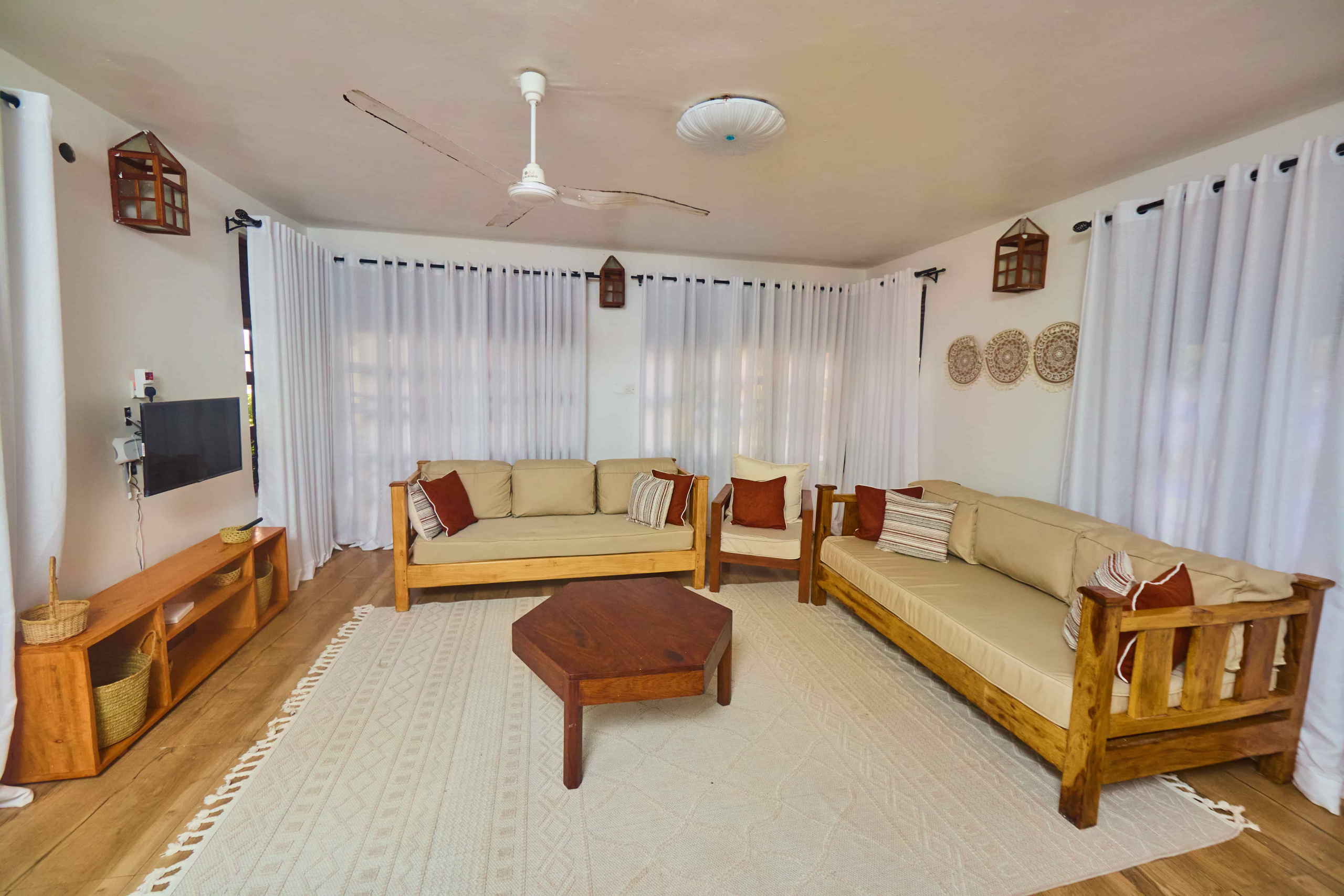 2 Bedroom BnB Apartment in Diani with Pool Seaview AC 12K/Night