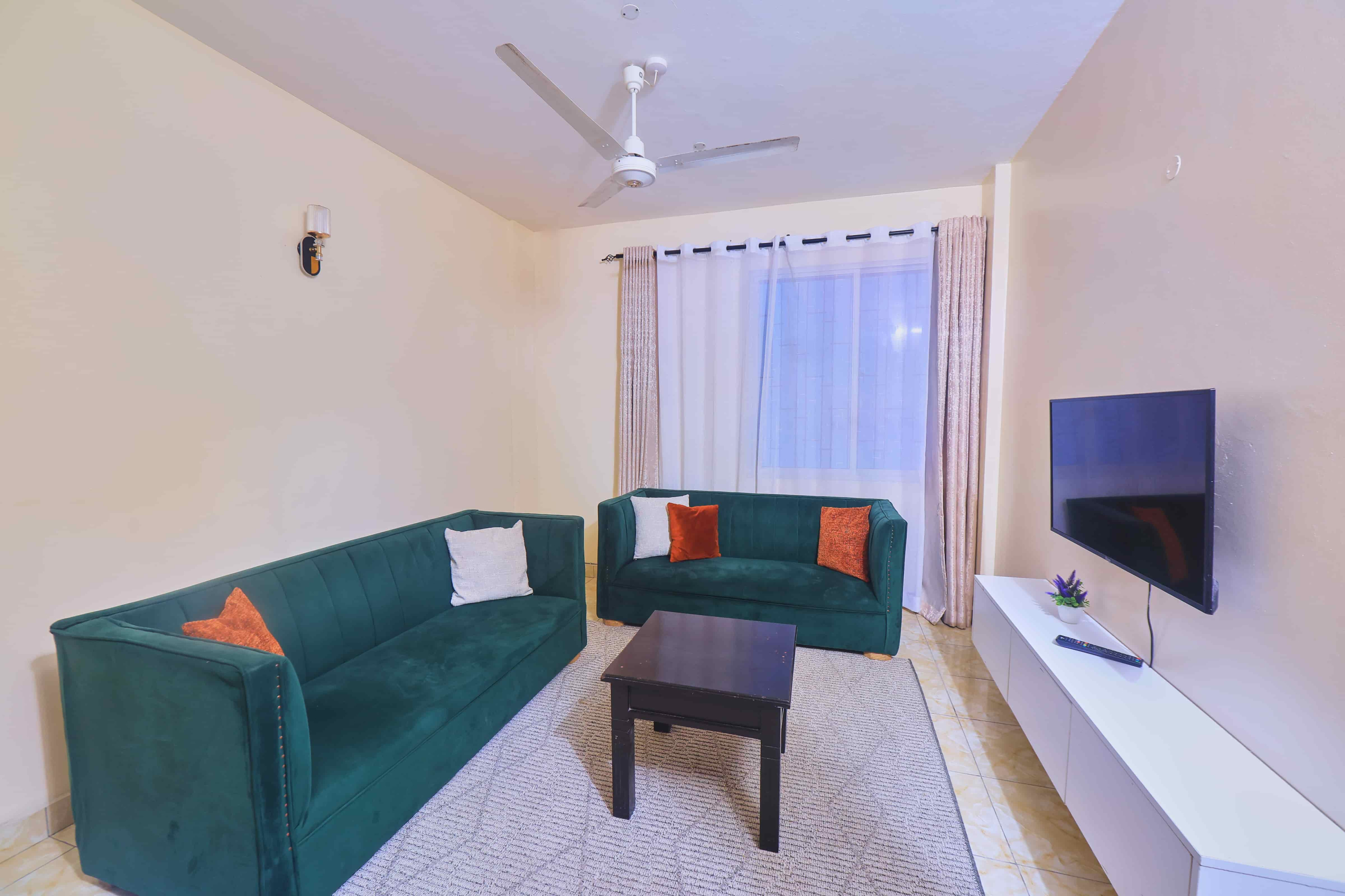 2 Bedroom BnB Apartment in Diani with Pool Seaview AC 12K/Night